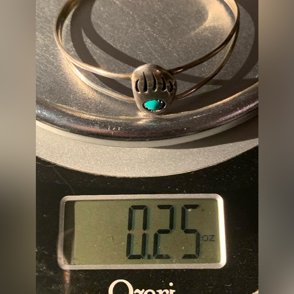 Shadowbox Turquoise Bear Claw Cuff - Picture 4 of 4